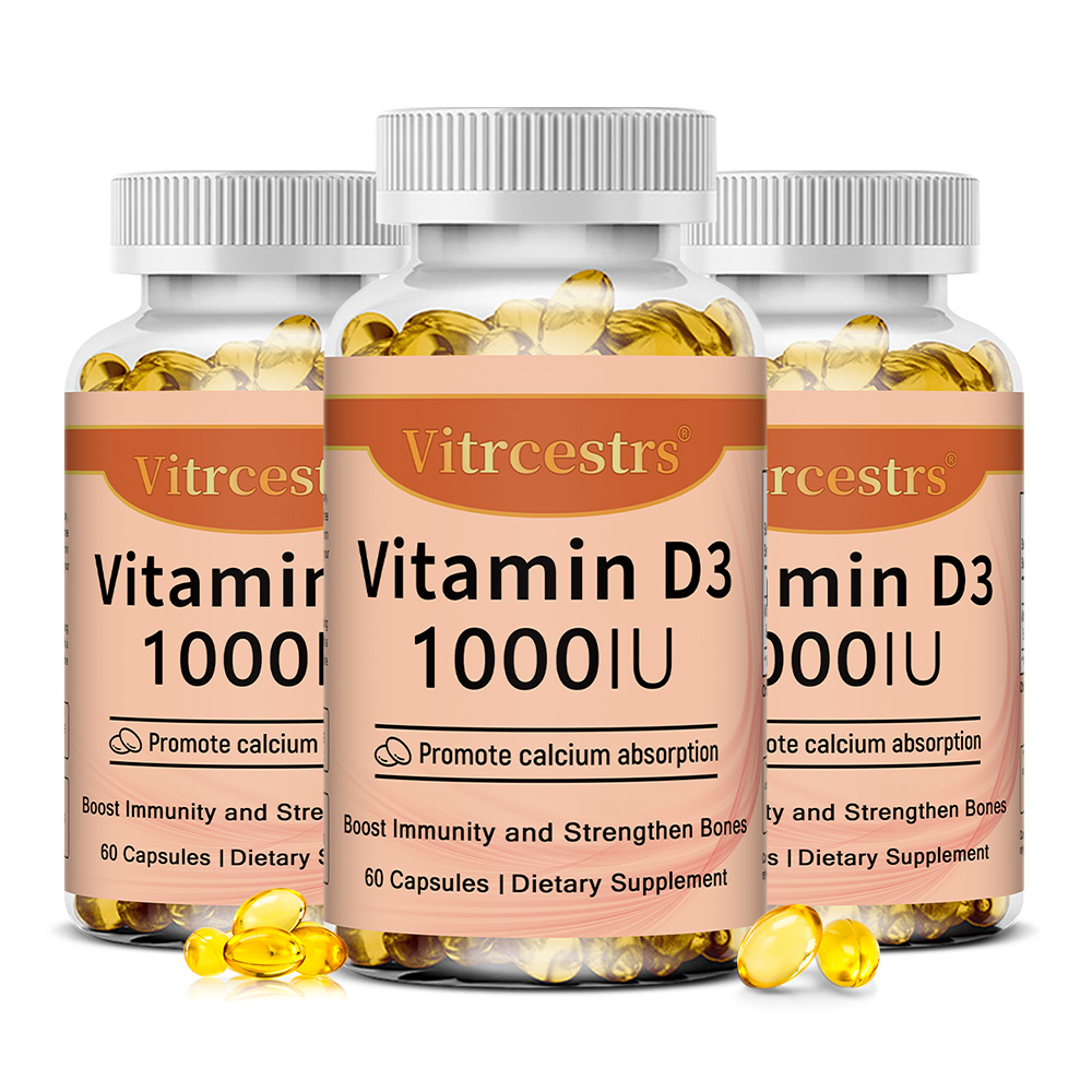 Health Wellness Day - Vitamin D3 1000 IE Kapseln, unterstützt