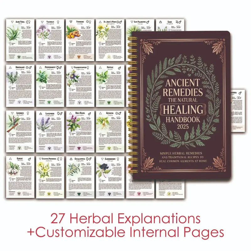 Health & Wellness Unit - Natural Remedies Handbuch mit antiken Heilen