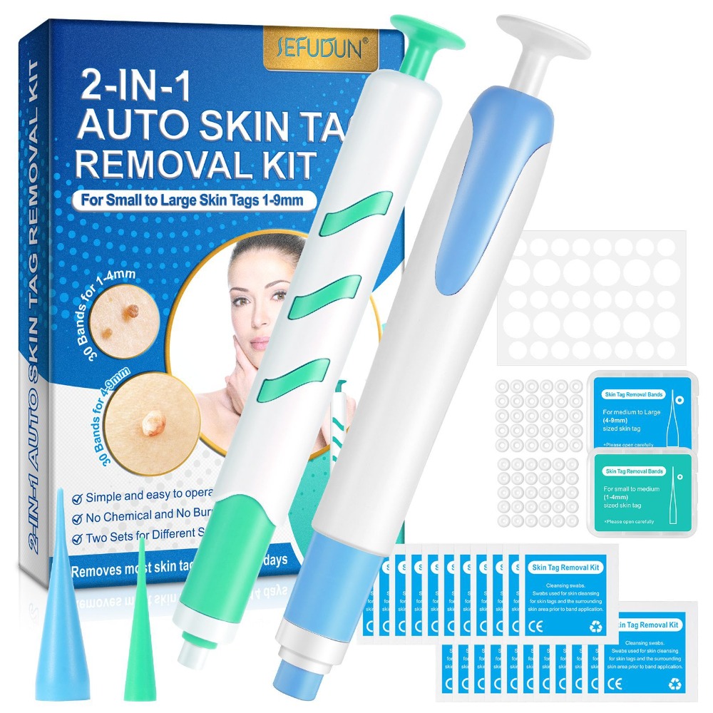 Acne Light Therapy Pen - 2-IN-1 Auto Haut Tag Removal Tool