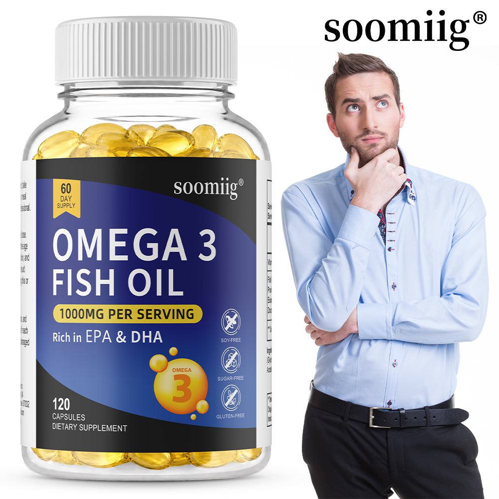 Health Wellness Day - Tiefsee Omega-3 Fischöl Softgels 1000mg, Hoher
