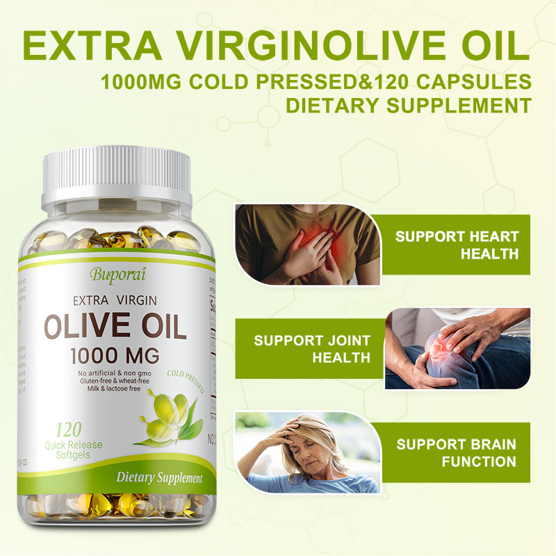 Health And Wellness Promotion - Olivenöl-Softgel 1000mg - Fördert die Zellreparatur,