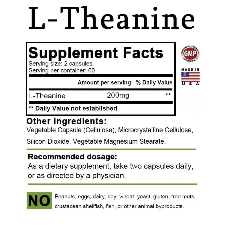 L-Theanin 200 mg – Entspannung – Health And Wellness Promotion Bewertung und Preis