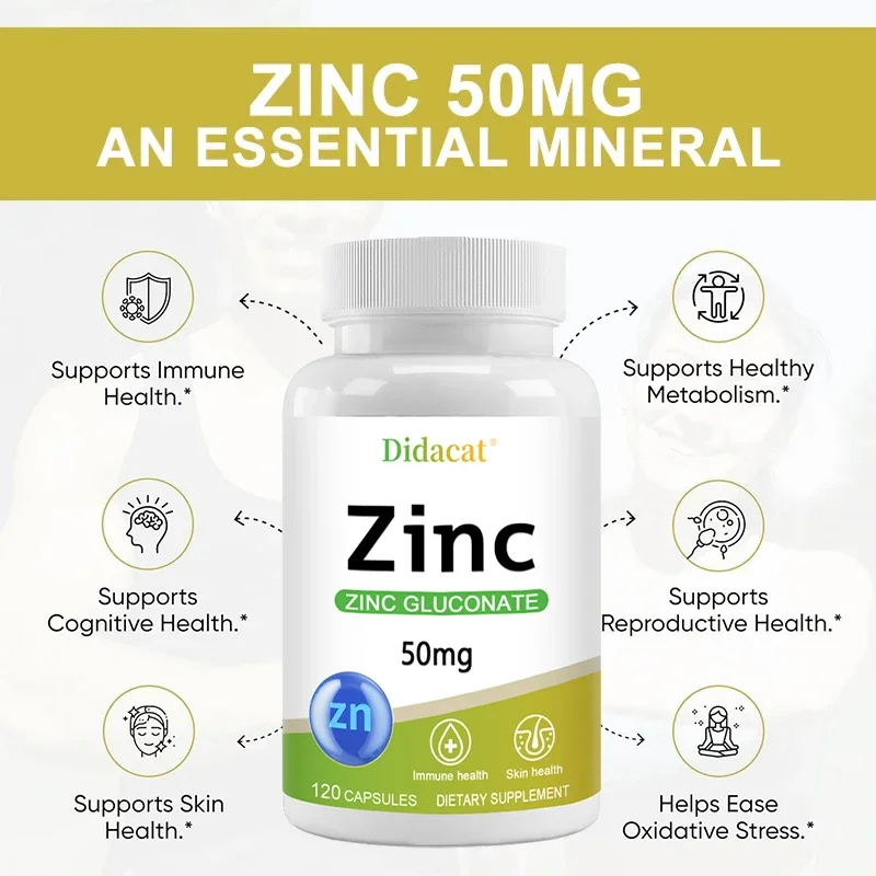 Zink 50 mg – mit Zinkglukonat, – Health Wellness Day Bewertung und Preis