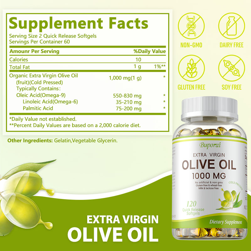 Olivenöl-Softgel 1000mg - Förd – Health And Wellness Promotion Bewertung und Preis